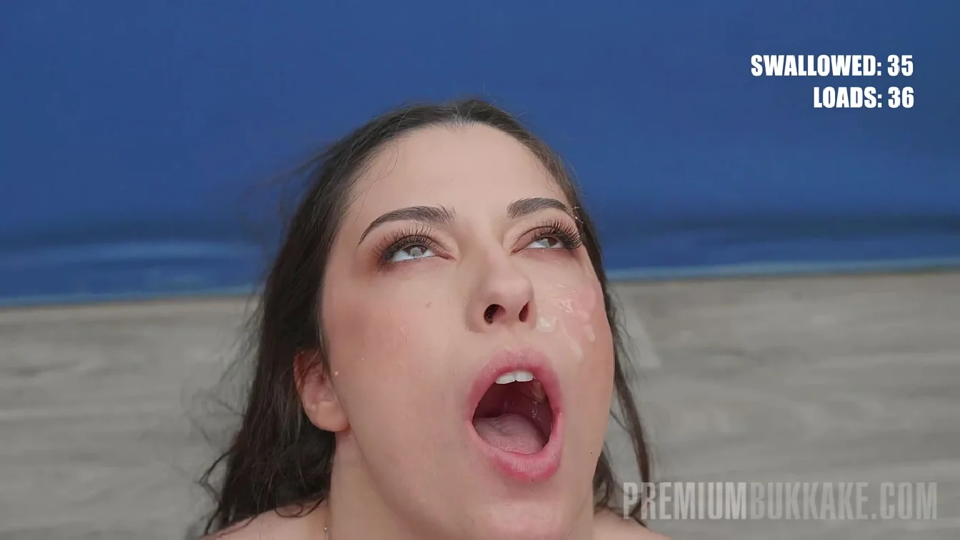 Preview of PremiumBukkake Helektra 1 Bukkake XXX